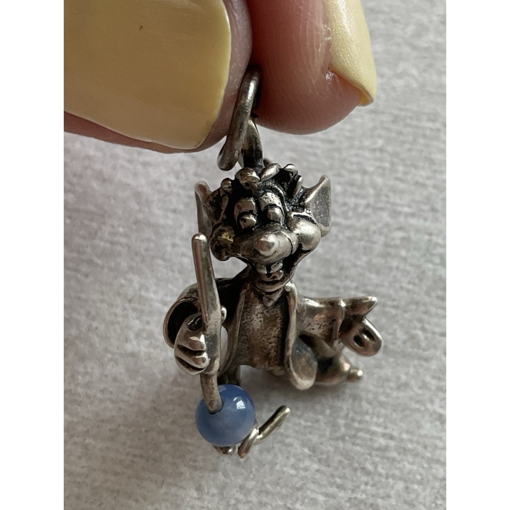 vintage 1990s sterling silver Disney charm LTD Edition Mouse From Cinderella